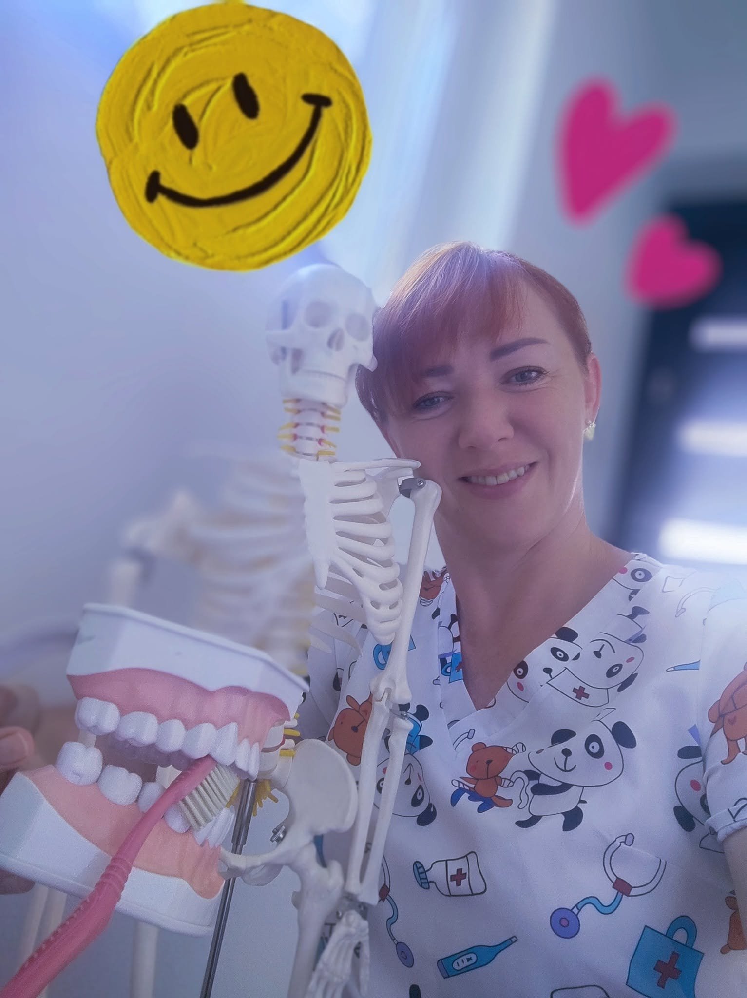Lek. dent. Izabela Markowska, prowadząca warsztaty Mały Medyk